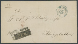 BRAUNSCHWEIG 9a BRIEF, 1861, 3/4 Ggr. Schwarz Auf Graubraun Mit Nummernstempel 21 Von HELMSTEDT Nach Königslutter, Prach - Brunswick