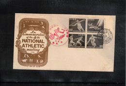 Japan 1949 4th Sports Festival FDC - Cartas & Documentos