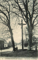 Lignères Chatelain * Rue Et Le Calvaire De La Place * Villageois - Andere & Zonder Classificatie