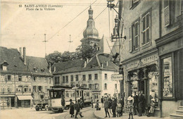 St Avold * La Place De La Victoire * Tramway Tram * Pharmacie * Hôtel De Metz - Saint-Avold