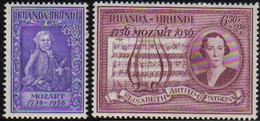200/201** - Bicentenaire De La Naissance De Mozart / 200e Verjaardag Van De Geboorte Van Mozart - RUANDA - URUNDI - Ungebraucht