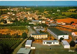 Cpsm (79)--mazieres--en--gatine   Vue  Panoramique  Aèrienne  Au  Premier Plan Le C.e.g. - Mazieres En Gatine