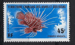 Afars YT 435 " Poissons " 1976 Neuf** - Unused Stamps