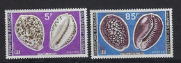 Afars YT 443 & 444 " Coquillages " 1977 Neuf** - Unused Stamps