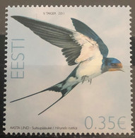 Estonia, 2011, Mi: 693 (MNH) - Swallows