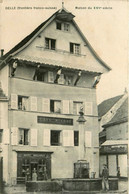 Delle * Place Et Le Café DUCROT , Boulanger * Maison Du XVIème * La Fontaine - Delle