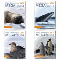 2021 Ross Dependency - Megafauna ,Antartica, Fauna ,Animal, Whale , Seal, Skua Bird, Penguin  MNH (**) - Neufs