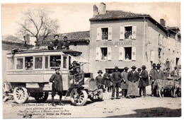 CPA De SAUGUES - Service D'AUTOBUS. - Saugues