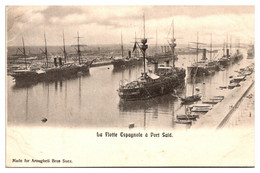 Egypte - Port Saïd - La Flotte Espagnole - Port-Saïd