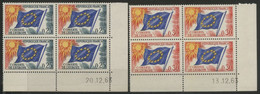 SERVICE N° 29 + 30. 2 Coins Datés Du 20/12/63 Et 13/12/63. Neufs ** (MNH). Voir Description - Officials