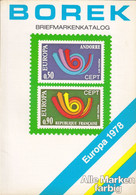 BOREK Briefmarkenkatalog Catalogue 1978 EUROPA CEPT Alle Marken Farbig - Germania