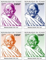Chad  2021 Mahatma Gandhi.  (532) OFFICIAL ISSUE - Mahatma Gandhi