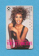 ( 5766 ) - Télécarte JAPON - ( WHITNEY  HOUSTON / Chanteuse ) - *** TBE *** - Voir Scan - - Musique