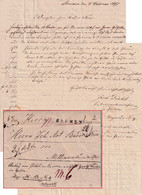 Bremen/Bayern - 1837 Fahrpostbrief (Geldsendung) ü. Würzburg N. Mittenwald - [1] Prefilatelia