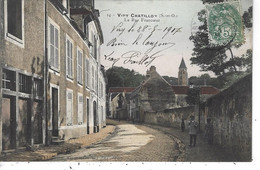 91 - VIRY CHATILLON - T.Belle Vue Animée Couleur De La Rue Francoeur ( Carte Expédiée Par Léon Paillot ) - Viry-Châtillon