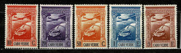 Cabo Verde, 1938, # 1/4, 7, C. Aéreo, MH - Kapverdische Inseln
