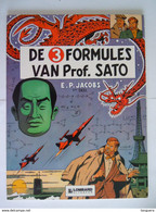 Blake En Mortimer De 3 Formules Van Prof. Sato E. Jacobs 1981 Nieuwstaat Herdruk 1te Met Nieuw Logo Uitgever Lombard SC - Autres & Non Classés