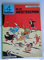 De 4 Helden En De Meesterspionl 6 Herdruk  1980 François Craenhals Chaulet Casterman Soft Cover Redelijke Staat - Other & Unclassified