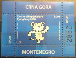 Montenegro, 2018, Mi: Block 23 (MNH) - Winter 2018: Pyeongchang