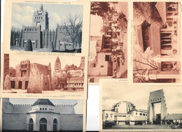 14 CARTES MAXIMUM -EXPOSITION COLONIALE INTERNAT. Paris 1931 AOF-MAROC-ANNAM-TUNISIE-ALGERIE-INDOCHINE-ANGKOR-VAT - Expositions