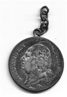 22-3 - 658 5 F Argent-Louis XVIII 1821-atelier A-Michaud Monté En Médaille - 5 Francs