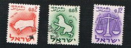 ISRAELE (ISRAEL)  - SG 199.209  - 1961 ZODIAC    - USED ° - Usados (sin Tab)