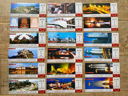 China Zhengzhou Railway Bureau Train Platform Ticket, Wuhan Scenery,18v - Welt