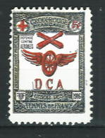 VIGNETTE Croix Rouge DELANDRE "R" - FRANCE Insignes Corps De Troupe : D C A - WWI WW1 Cinderella 1914 1916 - Croce Rossa