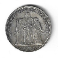 22-3 - 661 Republique Francaise 5 Fr  1873 - J. 5 Francs