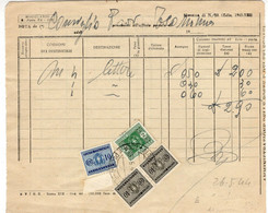 RSI (1944) - Usi Tardivi Di Segnatasse Regno Su Modulo Di Tassazione Cumulativa - Taxe