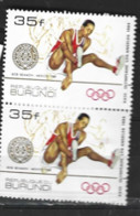 Burundi  1984 SG 1443   Olympics  Los Angeles  Fine Used   Pair - Oblitérés