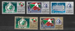 Burundi  1973  SG  811-5  Anniversary INTERPOL     Fine Used - Oblitérés