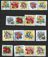 Burundi  1972  SG  772-89  Orchids  Fine Used - Gebruikt