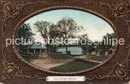 SALHOUSE BROAD OLD COLOUR POSTCARD NORWICH NORFOLK - Norwich