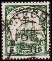 1909 - 1919. TOGO 5 Pf. Kaiserjacht SMS Hohenzollern. (Michel 21) - JF518428 - Togo