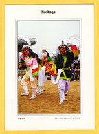 Mask Dance Practised In Eunyul, North Korea - Corée Du Nord