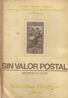 Selecciones Filatelicas Sin Valor Postal Y Varios Temas-Tomo 16-S.F.A Y A.F.R.A. Fusionadas - Español