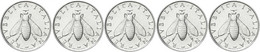 ITALIA - Lire 2 1954 - FDC/Unc Da Rotolino/from Roll 5 Monete/5 Coins - 2 Liras