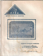 Revista Filatelica N° 139-S.F.A Y A.F.R.A. Fusionadas - Spanish (from 1941)