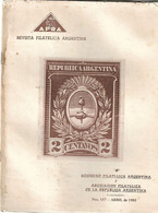 Revista Filatelica N° 157-S.F.A Y A.F.R.A. Fusionadas - Espagnol (àpd. 1941)