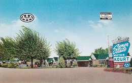 Miami Oklahoma, Sooner State Kourt Motel On Route 66 Lodging, C1940s/50s Vintage Postcard - Ruta ''66' (Route)