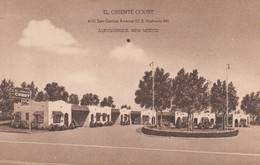 Albuquerque New Mexico, Route 66, El Oriente Court Motel, C1940s/50s Vintage Postcard - Ruta ''66' (Route)