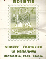 Boletin Del Circulo Filatelico LA  DEMAJAGUA Cuba - Espagnol (desde 1941)