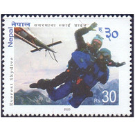 Nepal 2020 – Everest Skydive 1v Stamp  MNH  (**) - Nepal