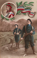 Patriotique - Honneur Aux Chasseurs Alpins - Carte Mug Colorisée N° 605 - Heimat