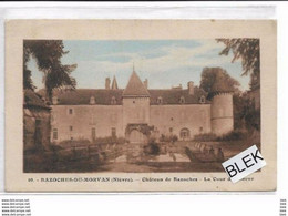 58 . Nièvre : Bazoches Du Morvan : Le Chateau . La Cour D ' Honneur . - Bazoches