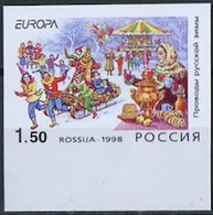 Europa CEPT 1998 Russie - Russia - Russland Y&T N°6342 - Michel N°658 *** - 1,50r EUROPA - Non Dentelé - 1998
