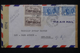 MARTINIQUE - Enveloppe De Fort De France Pour Les USA Avec Contrôles Postaux  - L 118970 - Covers & Documents