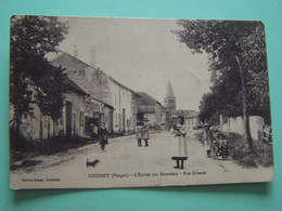 COUSSEY. VOSGES. L'ENTRE PAR DOMREMY. RUE GRANDE.  100_4809TRC"a" - Coussey