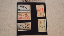 TIMBRE, RUANDA URUNDI, 1960, SERIE X 5,  Ex Colonies BELGES, NON OBLITERES - Ungebraucht